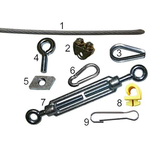 Ballfangnetzanlage 60 x 4 m