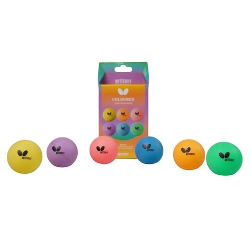 Butterfly® Tischtennisbälle Coloured Balls