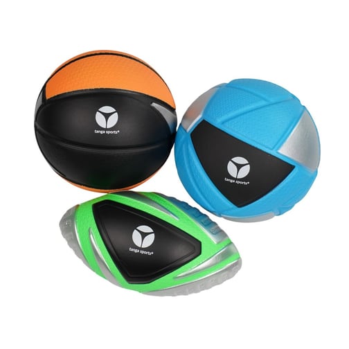 tanga sports® High Bounce 3er-Set Softbälle