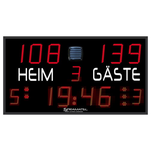 Stramatel® Anzeigetafel Multisport Eco Outdoor, ein Modul