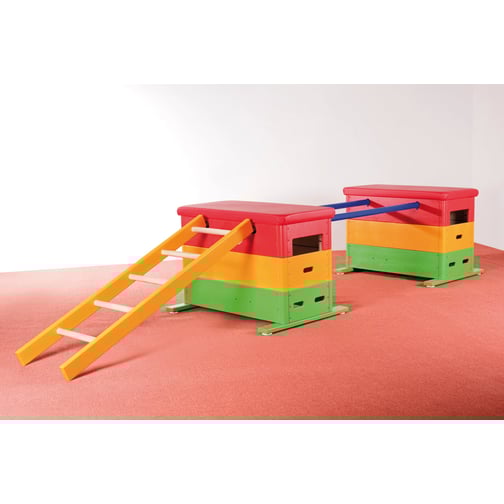 Kübler Sport VARIO-Kasten MINI Kunstleder Set, rot