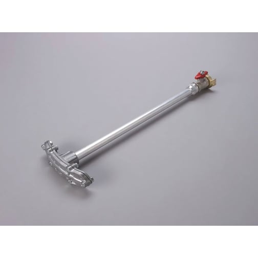 Fächerdüse mit Abstellhahn