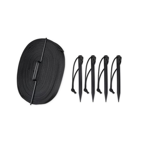 Funtec® Beach Basic Spielfeldabgrenzung (8 x 16 m), 50 mm, schwarz
