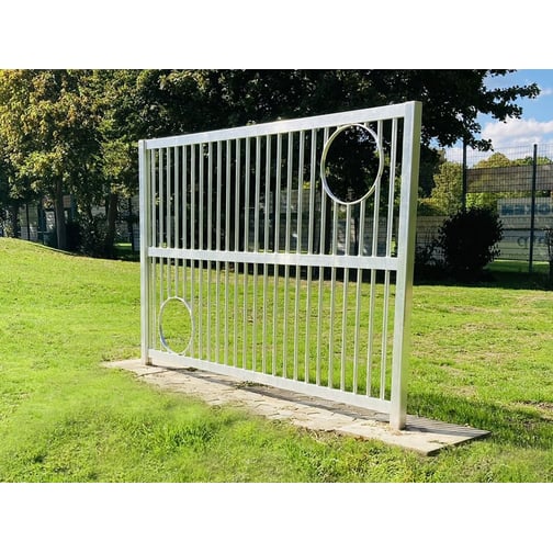 Kübler Sport® Torwand FIX in Bodenhülsen