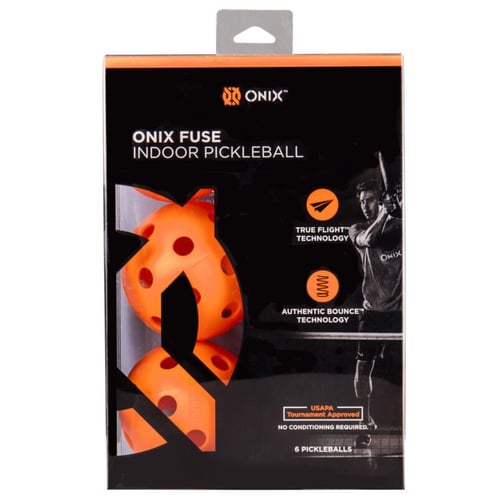 ONIX® Pickleball Fuse Indoor Orange 100-Pack