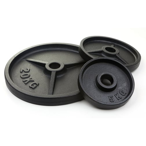 Hantelscheibe, Gusseisen, Ø 50 mm Bohrung