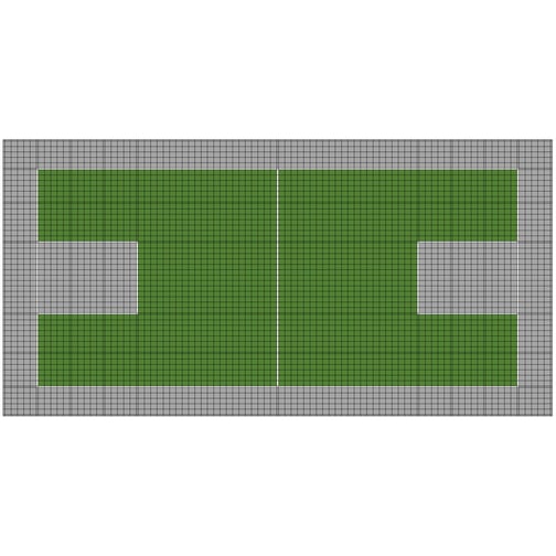 Bergo® Sportbodenbelag für Basketball 5gg5 Court 