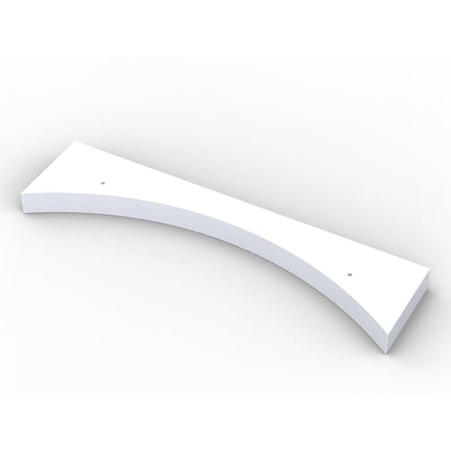 Abstoßbalken für Kugelstoßen Vollkunststoff