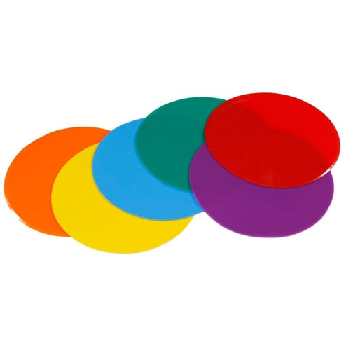 tanga sports® Bodenmarkierung Scheiben, 6er-Set