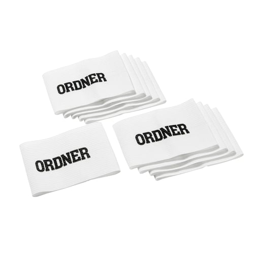 Armbinde Ordner, weiß