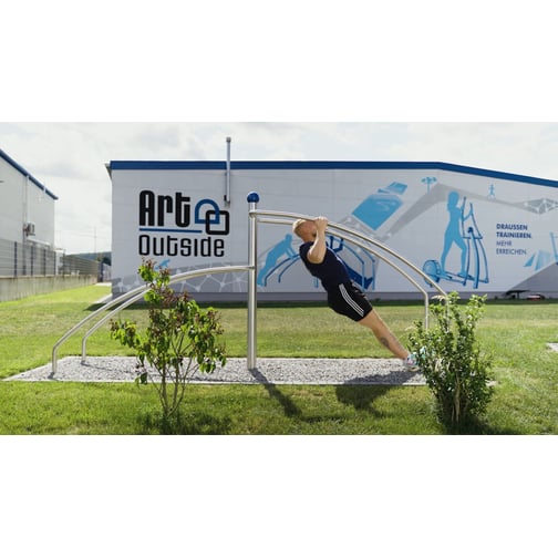 Art Outside® Armzug-Liegestütz Station