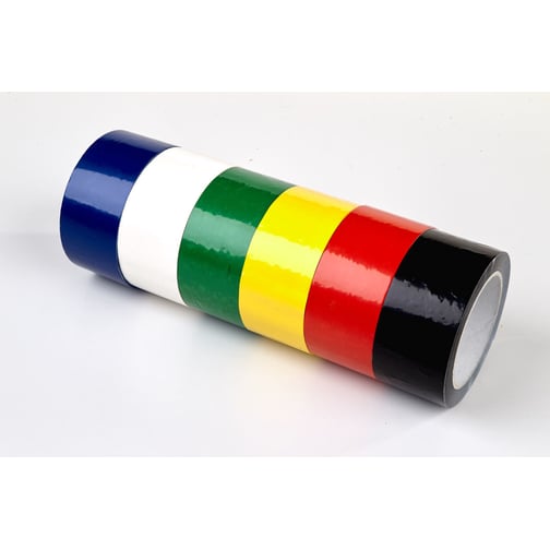 Klebeband für Spielfeldmarkierungen, Hart-PVC, 66 m