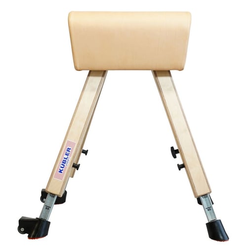 Kübler Sport® Turnbock nach DIN mit Holzbeinen