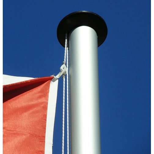 Fahnenmast Typ MA mit außenliegendem Hiss-Seil
