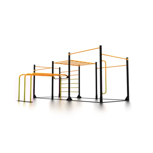 Streetworkout Station CUBE RACE 002, freistehend