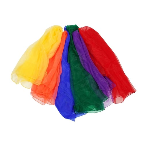 tanga sports® 6er-Set Chiffon-Tücher, 140 x 140 cm