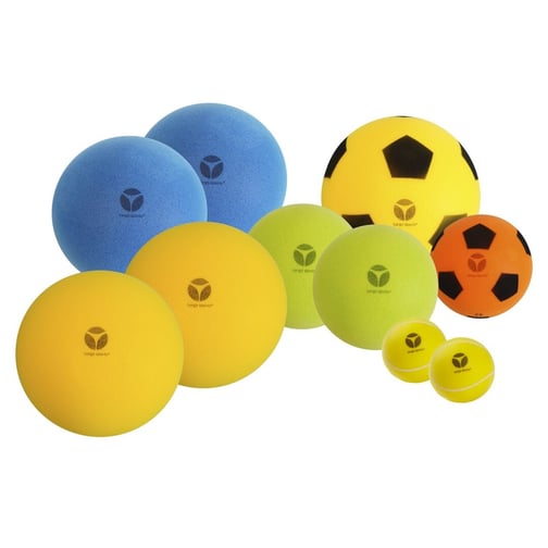tanga sports® 10er-Set Weichschaum Softbälle MIX