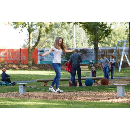 PLAYPARC® Outdoor Slackline 4 m mit Gurtband
