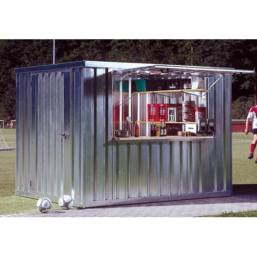 Multifunktionswand für Material-Container