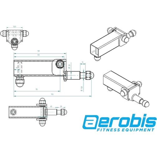 aerobis® Schienenadapter für revvll® Seiltrainer