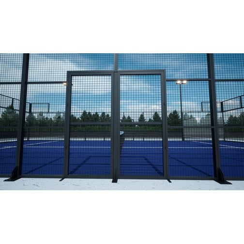 Mehrpreis Flügeltüren Padel Courts