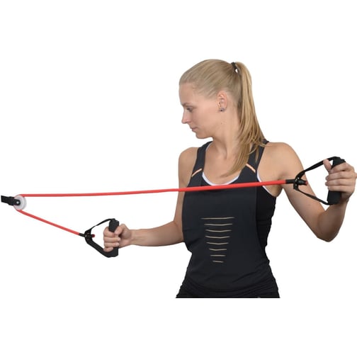 MoVeS® Shoulder Tube Pulley mit Handgriffen