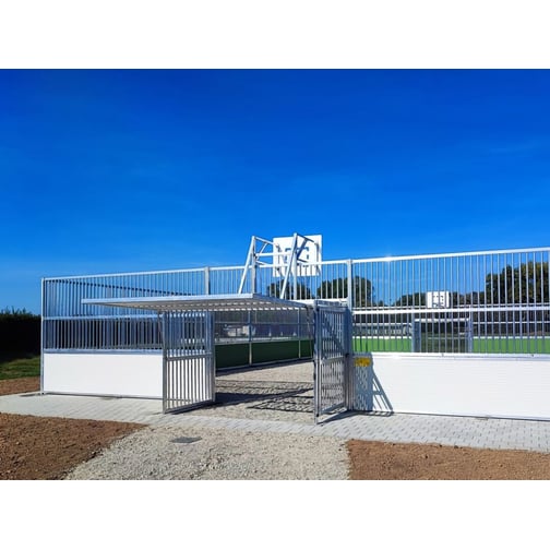Zulage Soccer-Court ARENA PRO PLUS: Zufahrt in Torrückwand