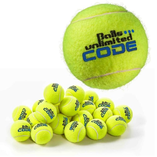 Balls Unlimited® Tennisball-Set 60 Bälle, CODE BLUE