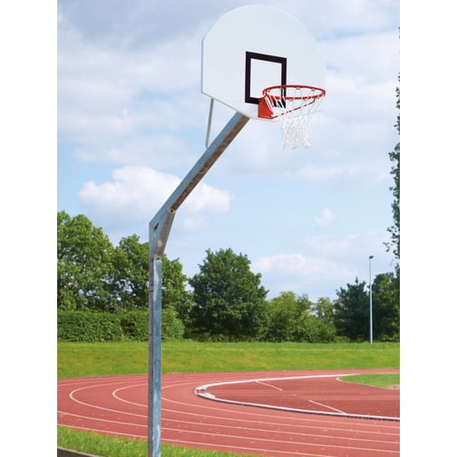 Basketballanlage SOLID STEEL mit Alu-Fächerbrett