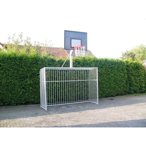 Zulage für Basketballaufsatz für Bolzplatztor aus Stahl