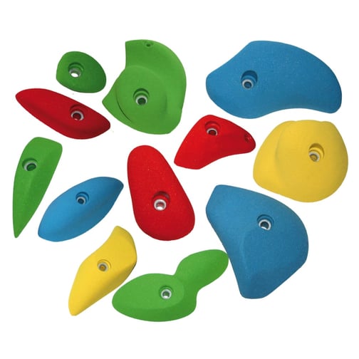 Klettergriffe All-In-One, 12-teilig