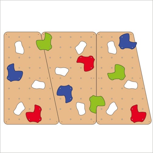Erzi® Kletterwand Junior, 3er-Set