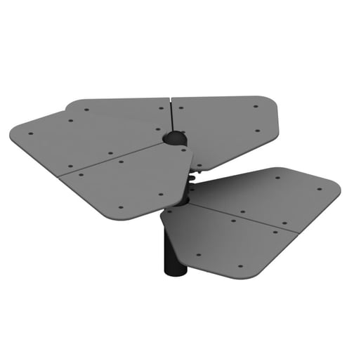 Outdoor Multi-Level Plyotreppe