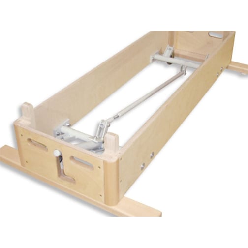 Sprungkasten-Fahreinrichtung mit 4 Schwenkrollen