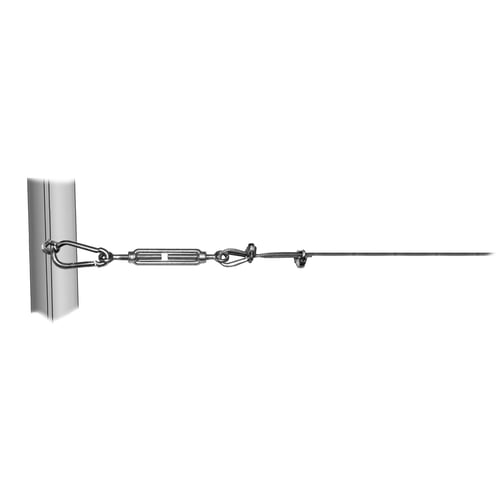 Ballfangnetzanlage 60 x 4 m