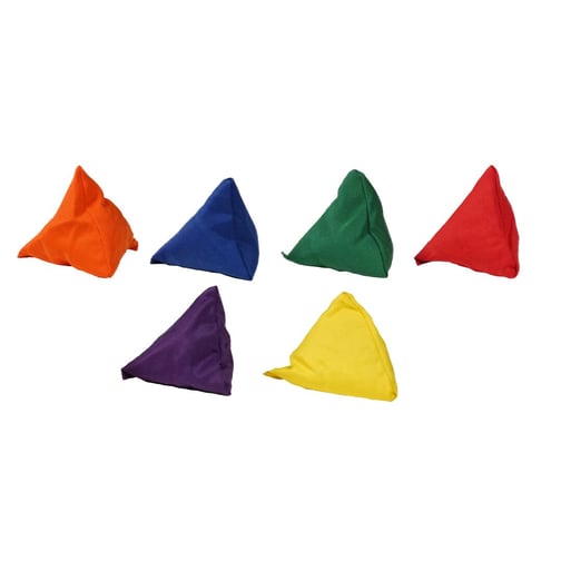 tanga sports® Pyramiden-Bohnensäckchen, 6er-Set