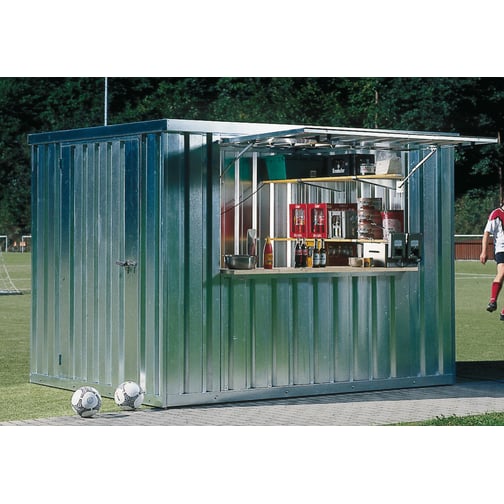 Multifunktionswand für Material-Container
