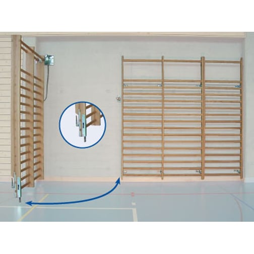 Kübler Sport® Doppelfeld-Sprossenwand FLEX