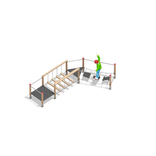 PLAYPARC® Wackelbrücke Kombination A