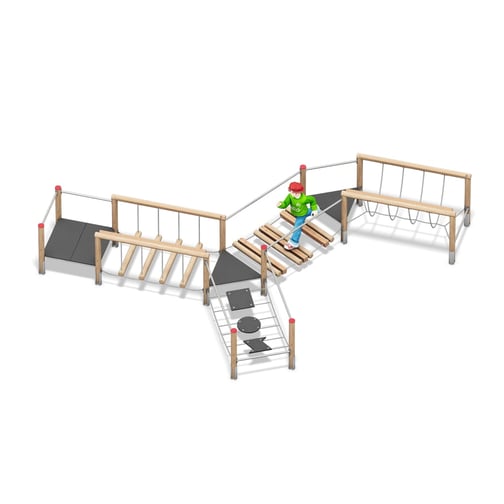 PLAYPARC® Wackelbrücke Kombination B