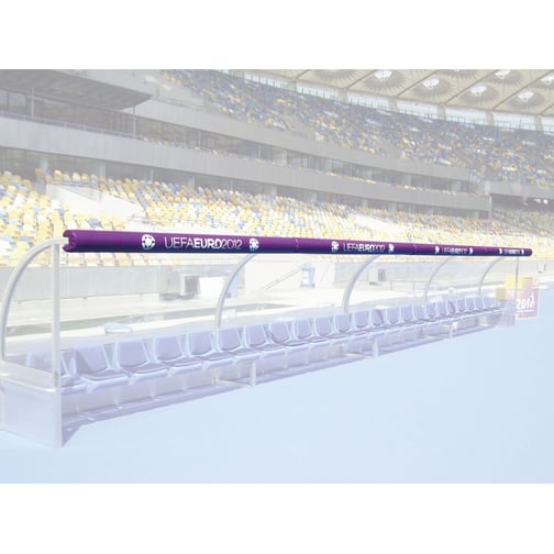 Polster für Spielerkabine mit Druck