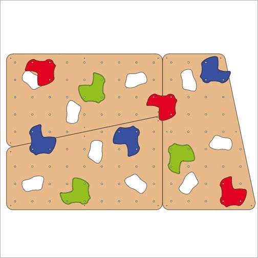 Erzi® Kletterwand Junior, 3er-Set