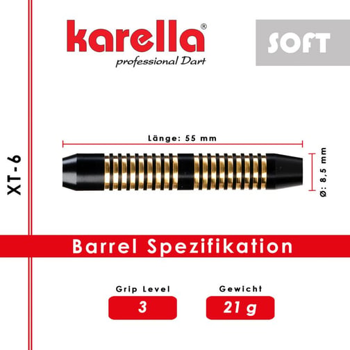Karella® Softdarts XT-6 21 g