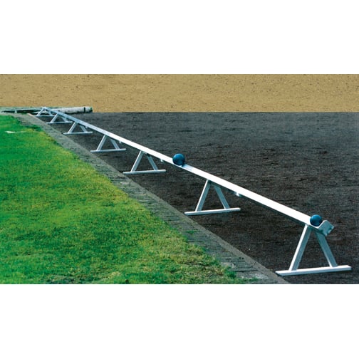 Stoßkugel-Rücklaufrinne