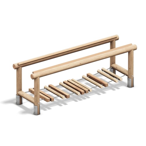 PLAYPARC® Balancier- & Kletterparkelement Hängebrücke