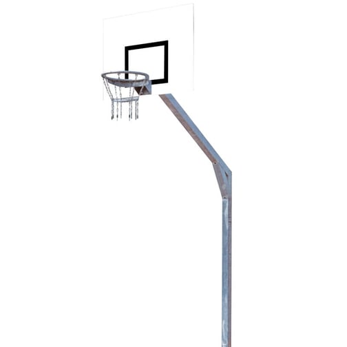 Basketballanlage SOLID STEEL mit Alu-Zielbrett