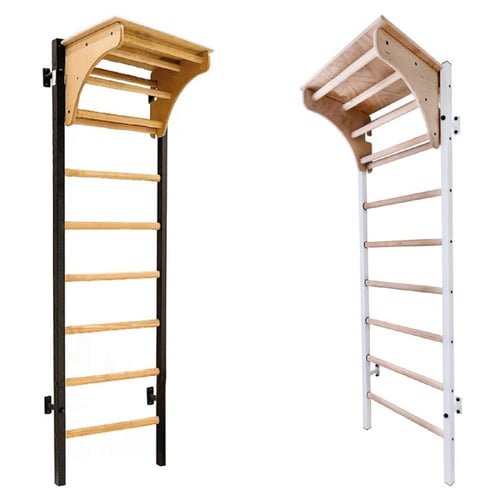 BenchK® Sprossenwand 212 mit Klimmzugbügel & Tischauflage