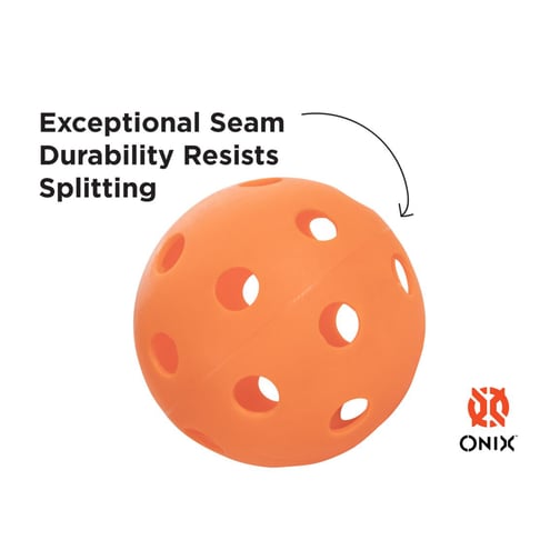 ONIX® Pickleball Fuse Indoor Orange 100-Pack