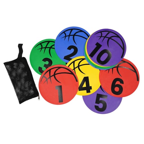 tanga sports® Bodenmarkierungs-Set Zahlen, 10er-Set