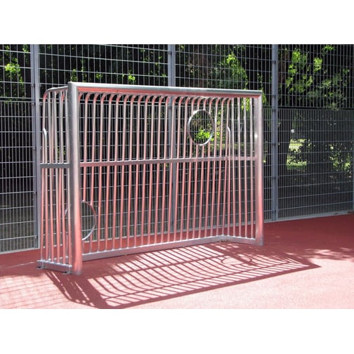 Kübler Sport® Bolzplatztor ALU SOLID mit integrierter Torwand